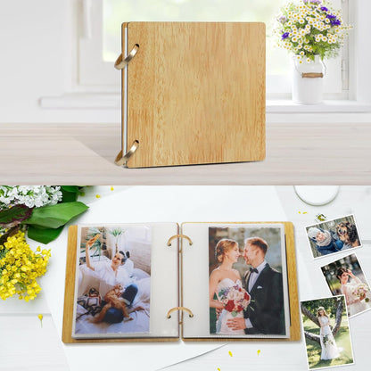 Desk Photo Albums 6X4 Slip in for 60 Photos Flip Photo Frame for 6X4