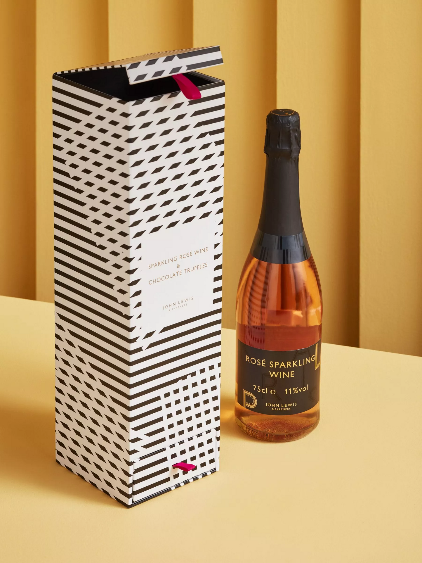 John Lewis Rose Spumante & Chocolate Gift Box