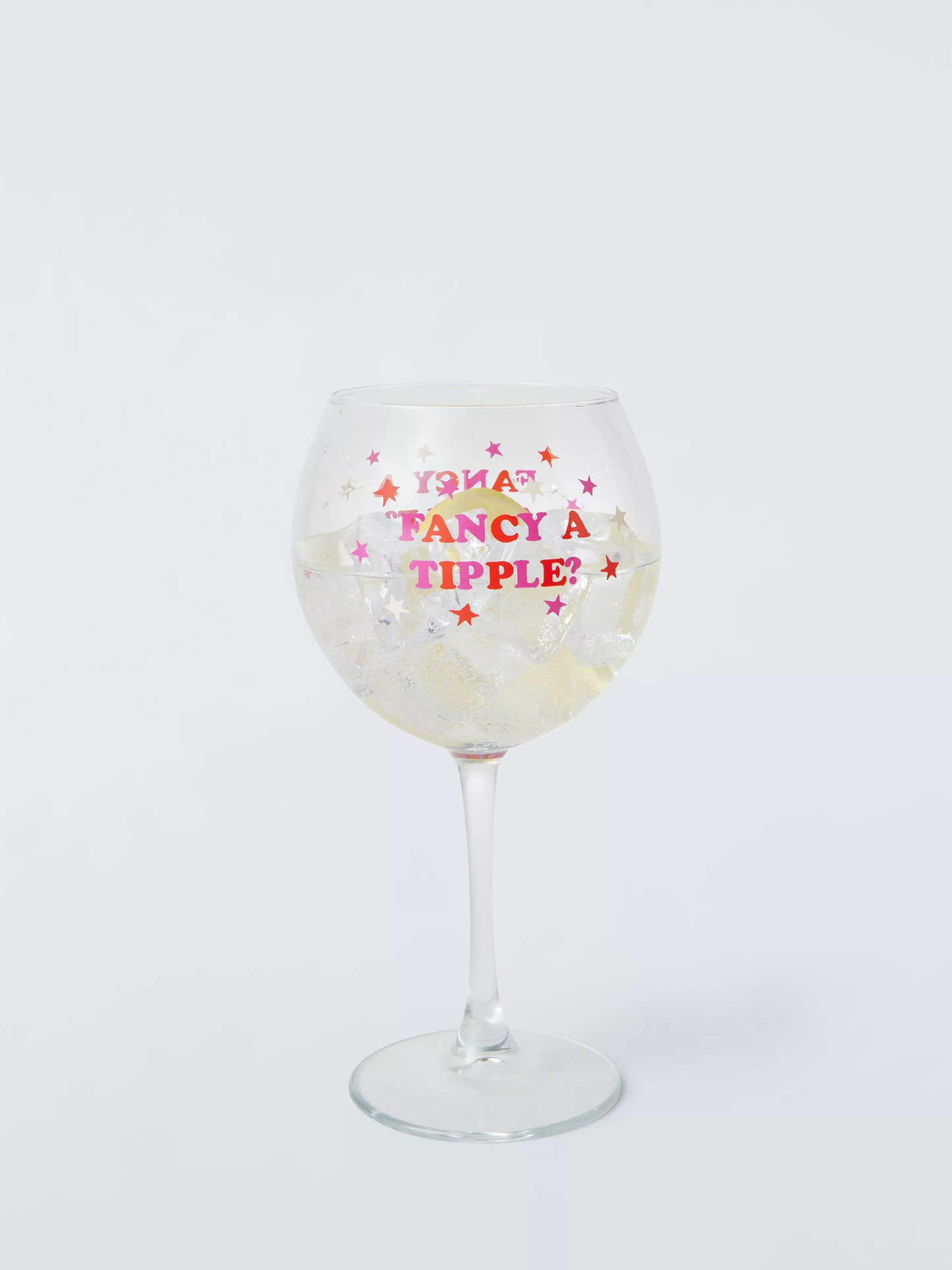 John Lewis Fancy a Tipple Gin Balloon Glass, 600ml, Multi