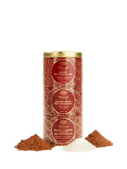 Whittard Hot Chocolate Trio Stacking Tin, 300g