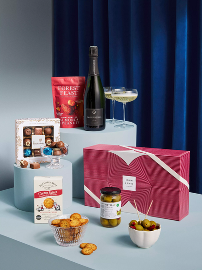 John Lewis Champagne & Treats Gift Box