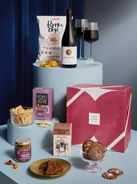 John Lewis Red Wine & Nibbles Gift Box