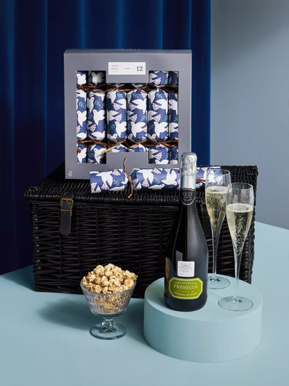 John Lewis Silver Celebration Wicker Hamper