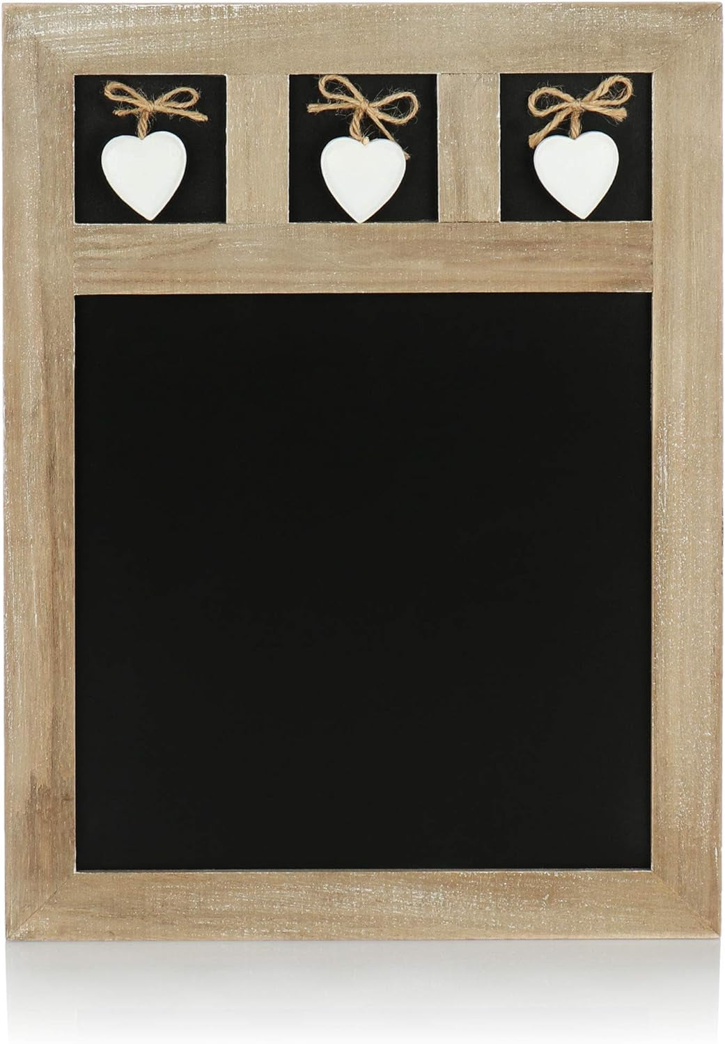 ® Memo Board - Chalk Board for Hanging - Decorative Board for Writing on - Grey Kitchen Accessories for Notes - Chalk Blackboard, 40 X 30 Cm (01 Piece - 40 X 30 Cm)