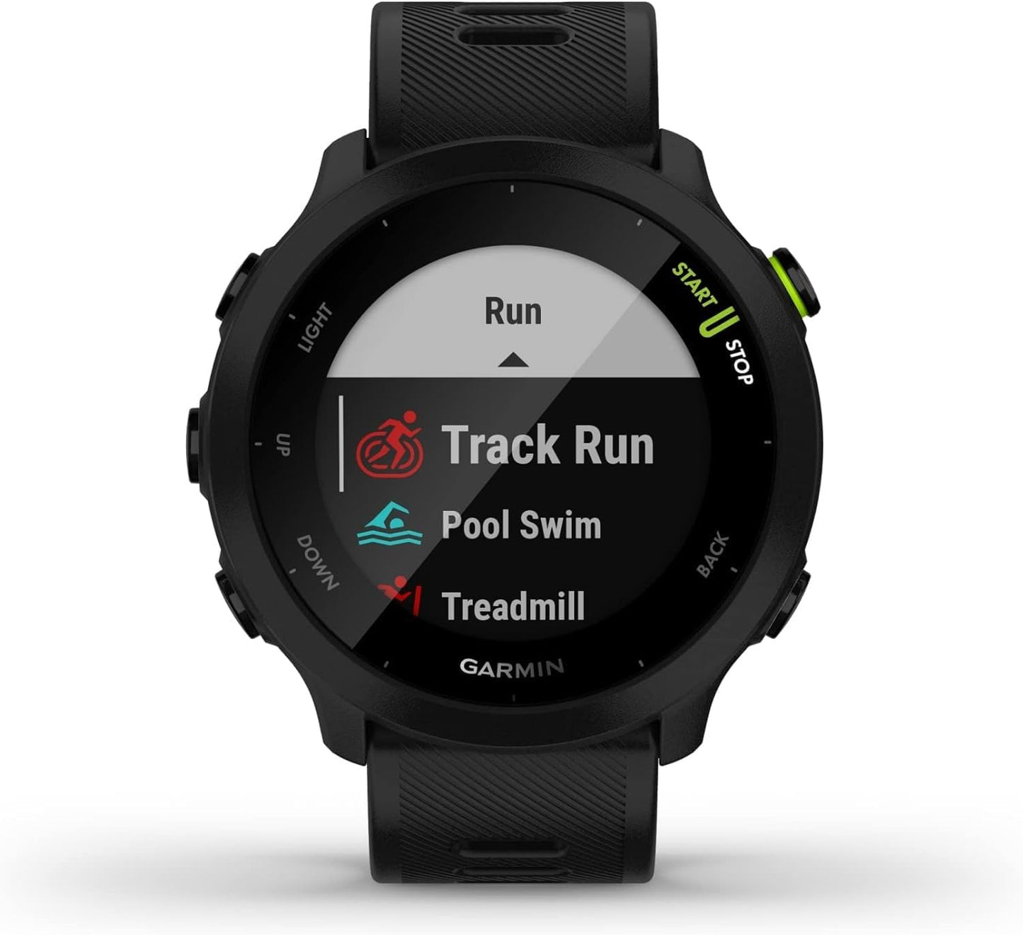 Forerunner 55 Easy to Use Lightweigh GPS Running Smartwatch, Running and Training Guidance, Safety and Tracking Features Included, Black