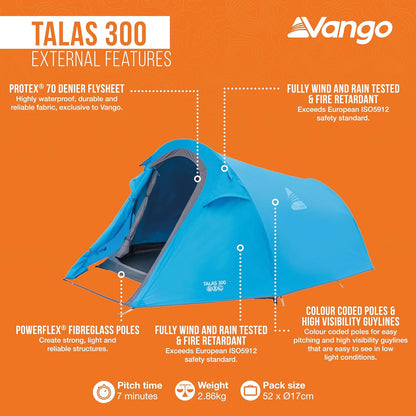 Talas 300 3 Mantunnel Tent