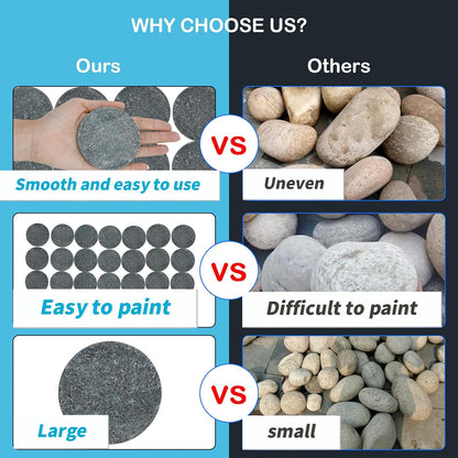 12Pcs 2-3Inch Painting Stone Pebbles Natural Stone for Painting Stone Painting Stone Painting Decoration Stone for Arts and Crafts