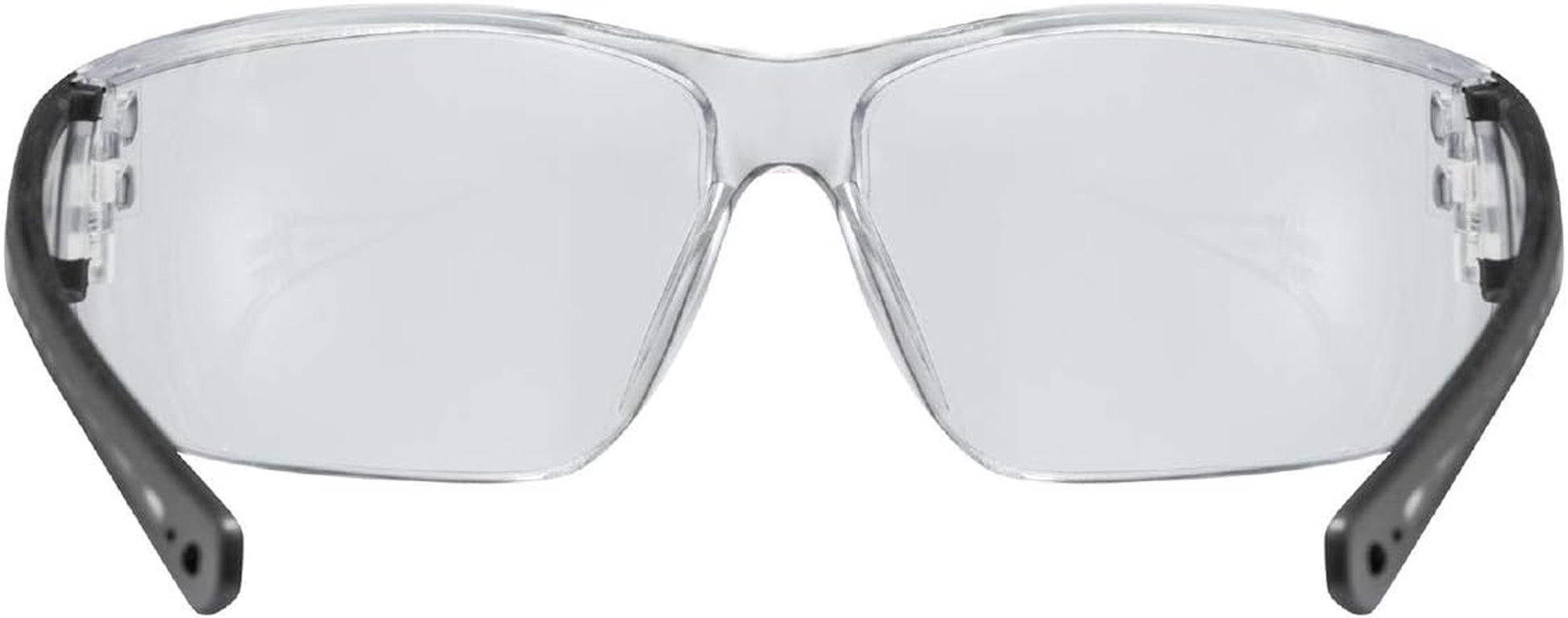 Sportstyle 204 - Sports Sunglasses for Men and Women - Mirrored Lenses - Comfortable & Non-Slip - Clear/Clear - One Size