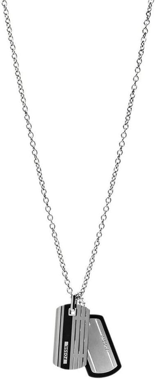 Necklace for Men Silver Stainless Steel Pendant Necklace