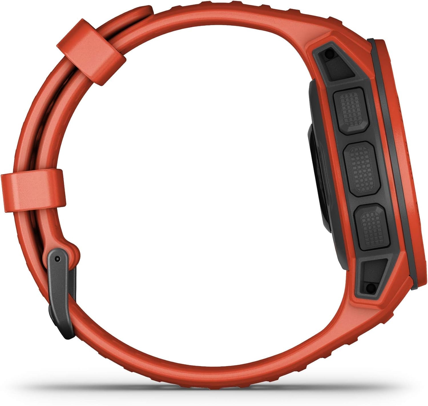 Instinct SOLAR, Rugged GPS Smartwatch, Built-In Sports Apps and Health Monitoring, Solar Charging and Ultratough Design Features, Flame Red