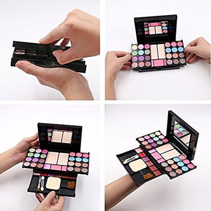 Eyeshadow Palette Makeup Palette 35 Bright Colors Matte and Shimmer Lip Gloss Blush Brushes