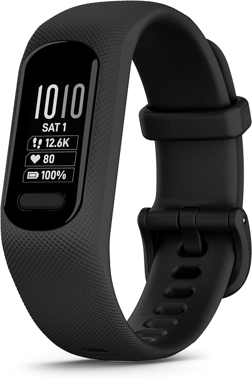 Vivosmart 5 Smart Health and Fitness Activity Tracker with Touchscreen, Black, Small/Medium