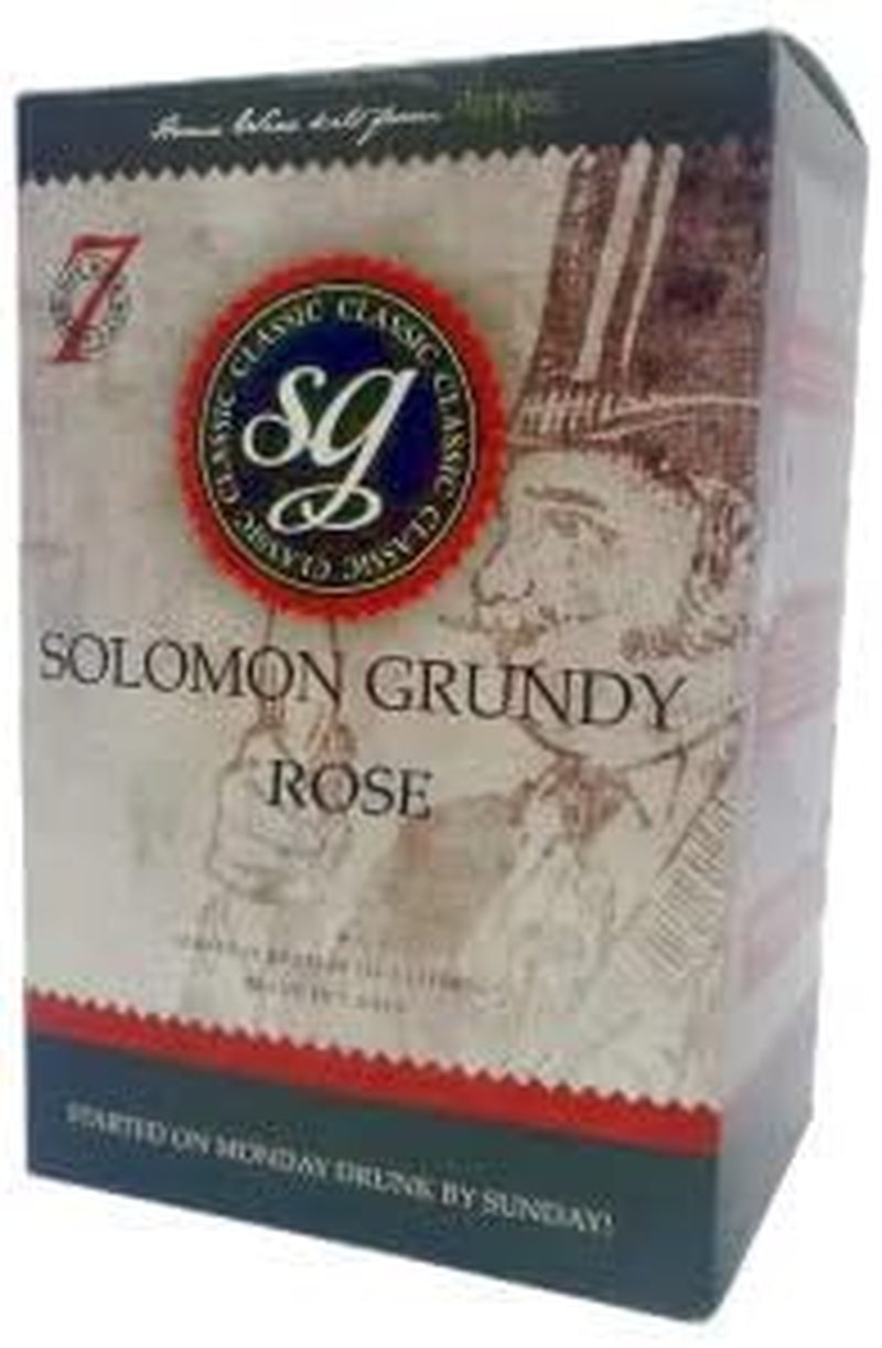 & Wine Making - Solomon Grundy Original - 30 Bottle Rose Wine Ingredient Kit