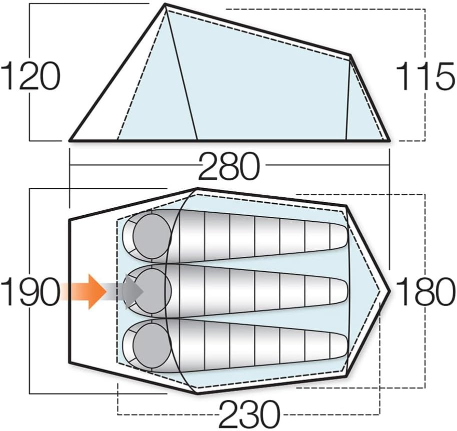 Talas 300 3 Mantunnel Tent