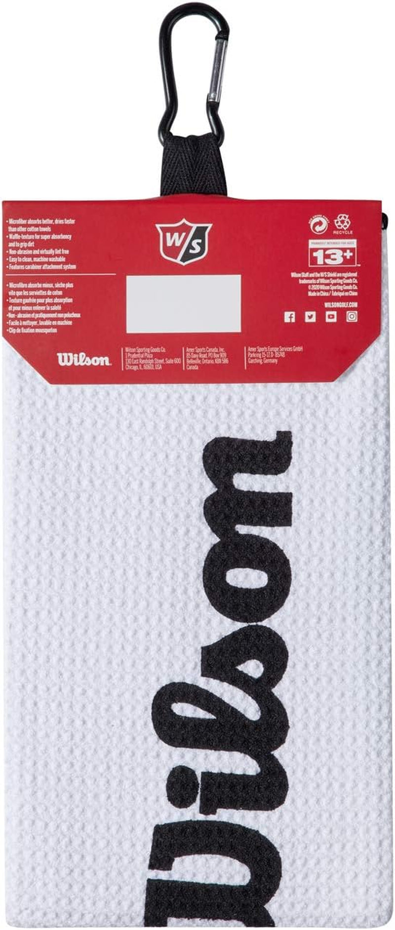 Staff Unisex Golf-Towel, Triple Folded, TRI FOLD, Microfibre, White, One Size Fits All, WGA9000101