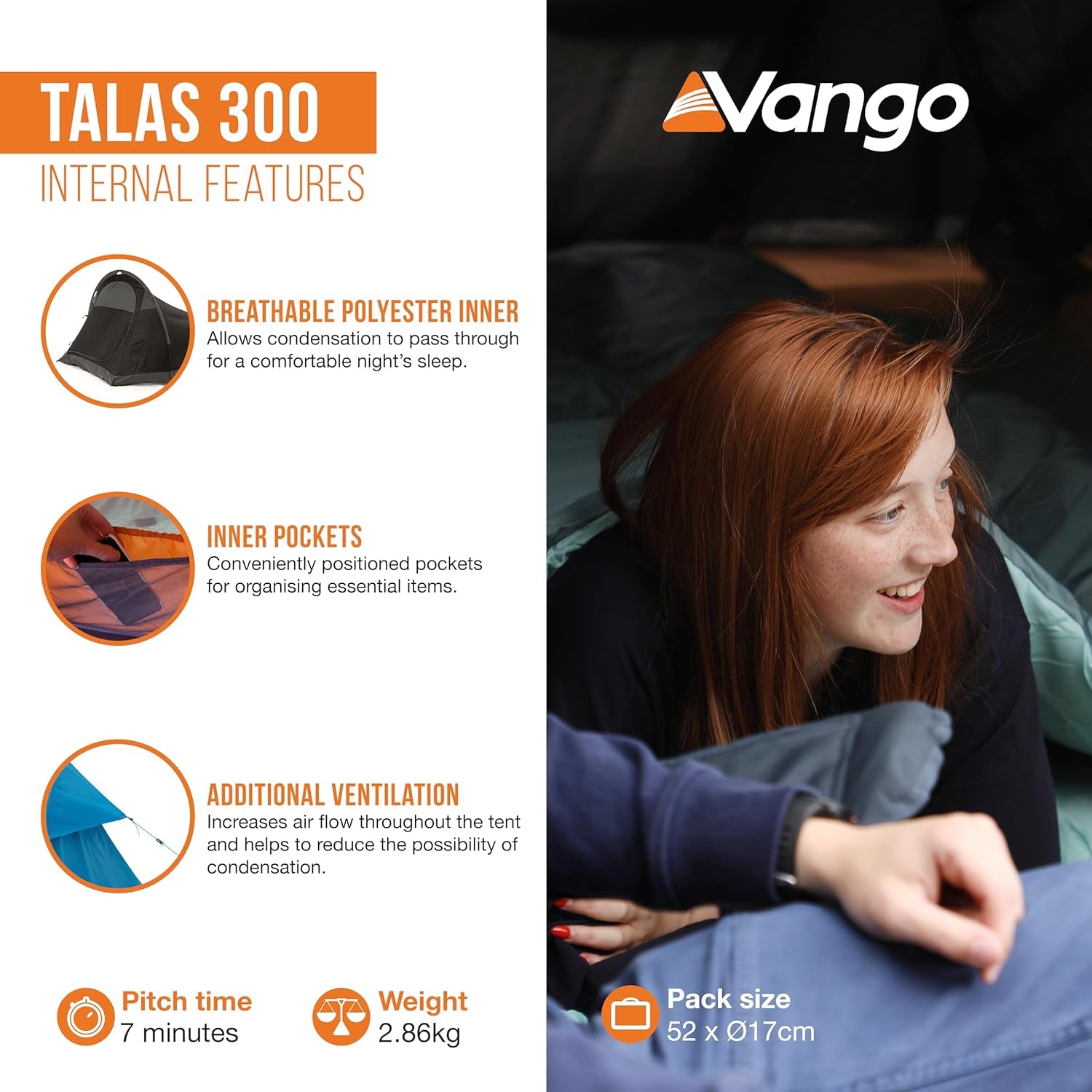 Talas 300 3 Mantunnel Tent