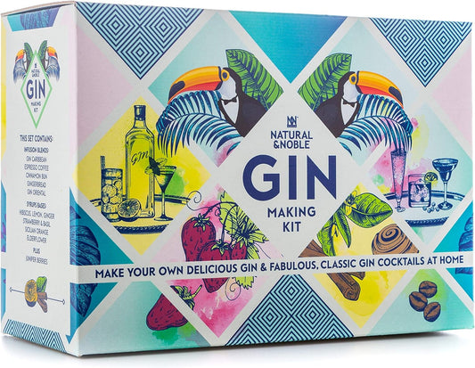 Deluxe Gin Making Kit. Botanical Blends, Fruits and Syrup Bases to Make Fabulous Tasting Gin Drinks