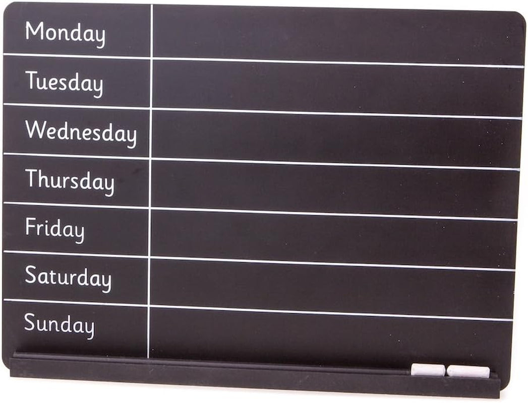 Weekly Planner Chalkboard