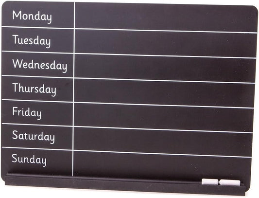 Weekly Planner Chalkboard