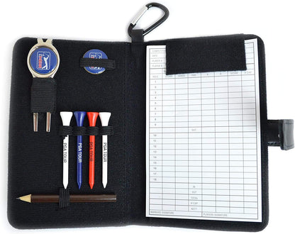 Golf Leather Organiser - Black