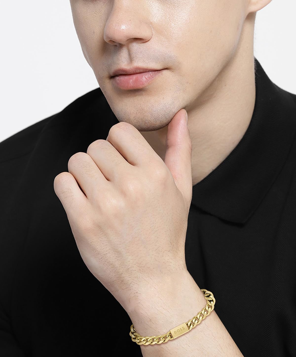 Jewelry Men'S CHAIN for HIM Collection Chain Bracelet Yellow Gold - 1580403M