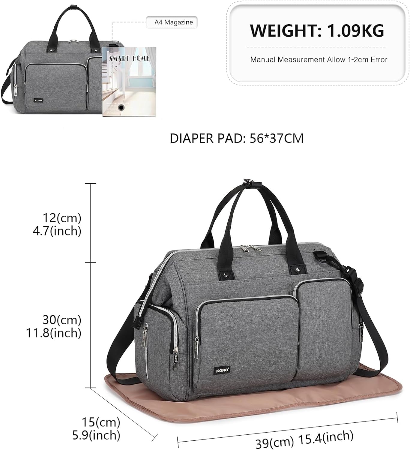 Unisex'S Eq2036 Diaper Bag