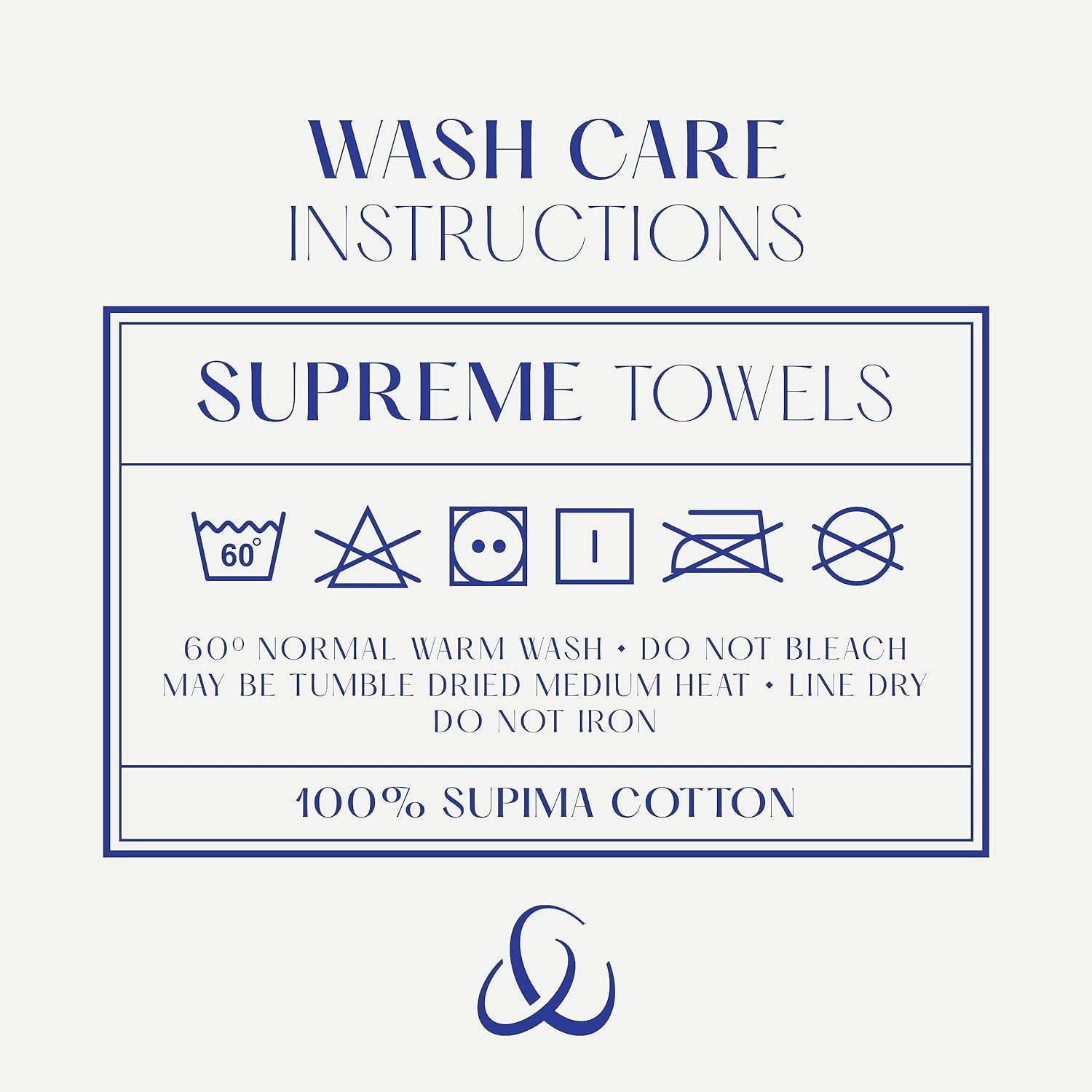 Supreme Hygro 6 Piece Towel Set in Primrose 100% Supima Cotton - Luxurious & High Absorbency - Ultra Soft - 650GSM - 2 Bath, 2 Hand & 2 Face Towels