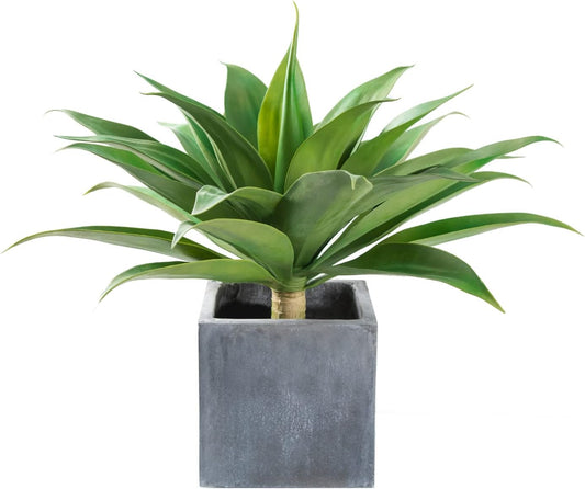 Agave Succulent Cactus Green Fake Plant 72Cm- Large Artificial Plants Indoors Living Room Floor Office Garden Ornaments Outdoor Home Decor, Garden Accessories, Grave Ornaments, Garden Gifts