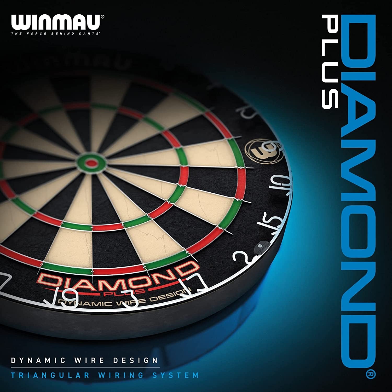 Diamond plus Professional Bristle Dartboard