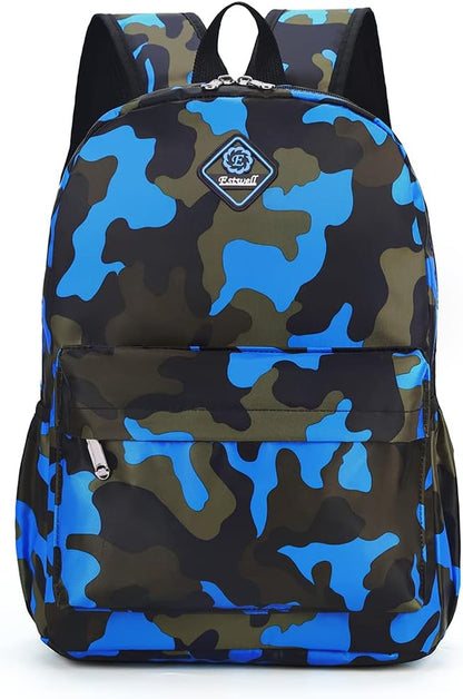 Kids Boys Girls Camouflage School Backpack Children Primary Schoolbag Book Bag Waterproof Nylon Rucksack Casual Daypack