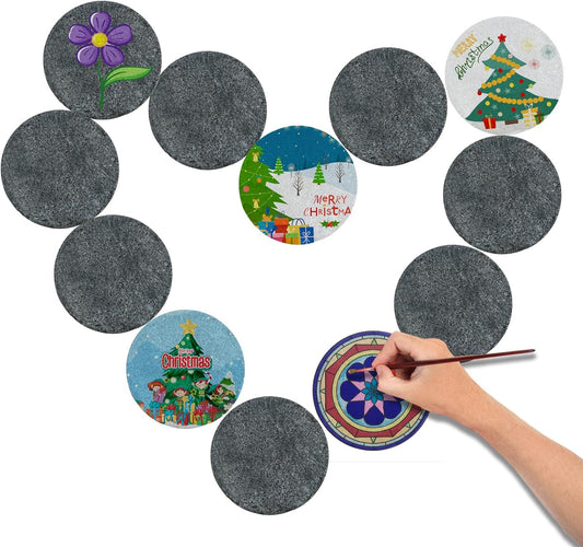 12Pcs 2-3Inch Painting Stone Pebbles Natural Stone for Painting Stone Painting Stone Painting Decoration Stone for Arts and Crafts