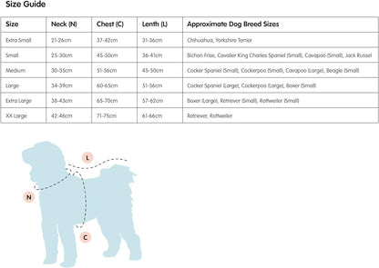 Warm Four Legged Dog Fleece – Available in Five Sizes & Three Colours (Teal, Medium (Four Legged))