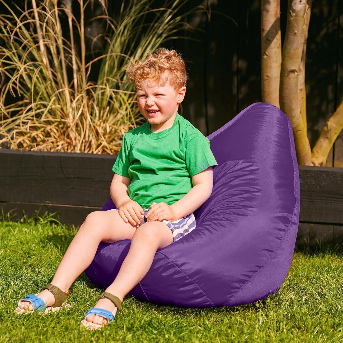 Kids Gaming Chair, Indoor Outdoor Bean Bags, Purple, 69Cm X 59Cm, Large, 1 Pack