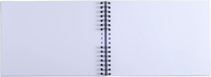 - Ref. 15132E - FRENCH'CLASS Spiral Photo Album - 150 Photos - 50 White Pages - Size 32 X 22 Cm - White Cover in Laminated Paper with Elastic Closure