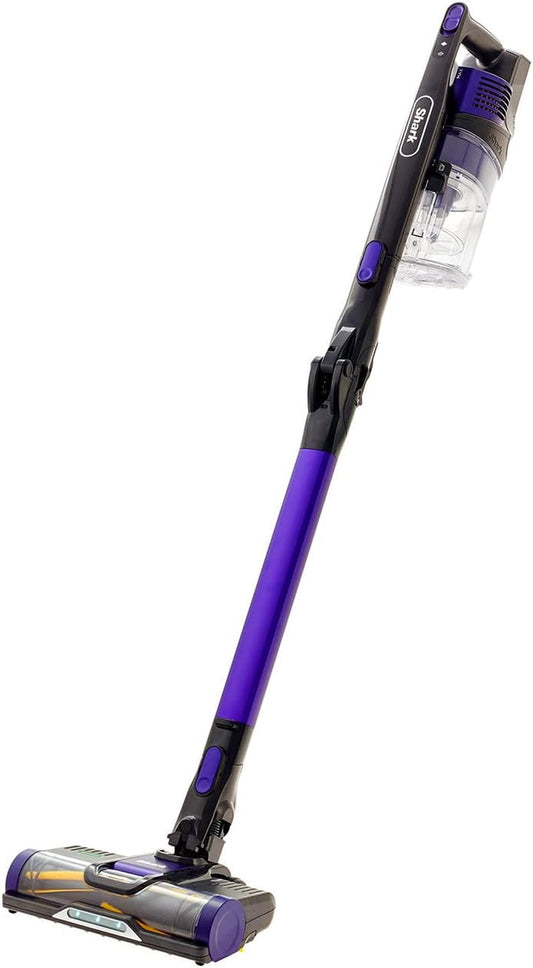 Cordless Stick Vacuum Cleaner with anti Hair Wrap, up to 40 Mins Run-Time, Flexible Vacuum Cleaner with Pet Tool, Crevice Tool & Upholstery Tool, Purple IZ202UKT