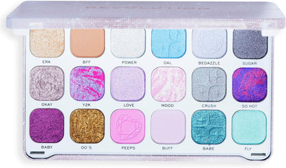 , Y2K Baby Forever Flawless Eyeshadow Palette, 18 Ultra-Pigmented Shades, Dreamer, 18 X 1.1G