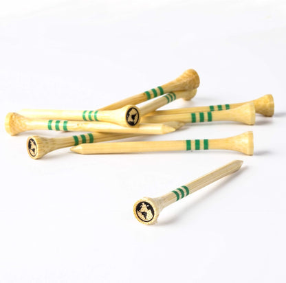 Bamboo Golf Tees | Choice of Sizes 38Mm 54Mm 70Mm 83Mm | Strong Sustainable Biodegradable | 30Pcs (83Mm | 3 1/4" | 30Pcs)