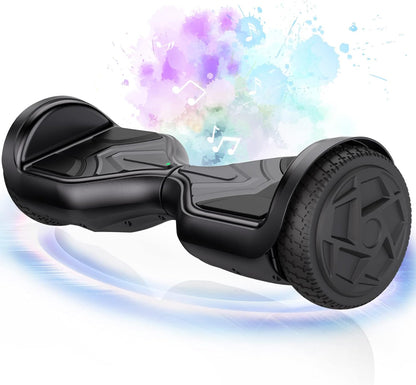 6.5" Hoverboard, A18 Model, Self Balancing Electric Scooter, Bluetooth Hoverboard for Kids and Adults