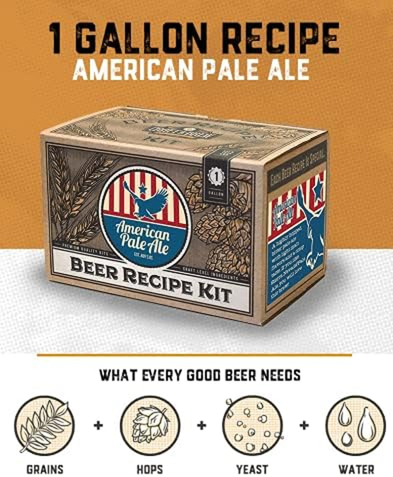 American Pale Ale Refill Recipe Kit; 1 Gallon; Ingredients for Home Brewing Beer