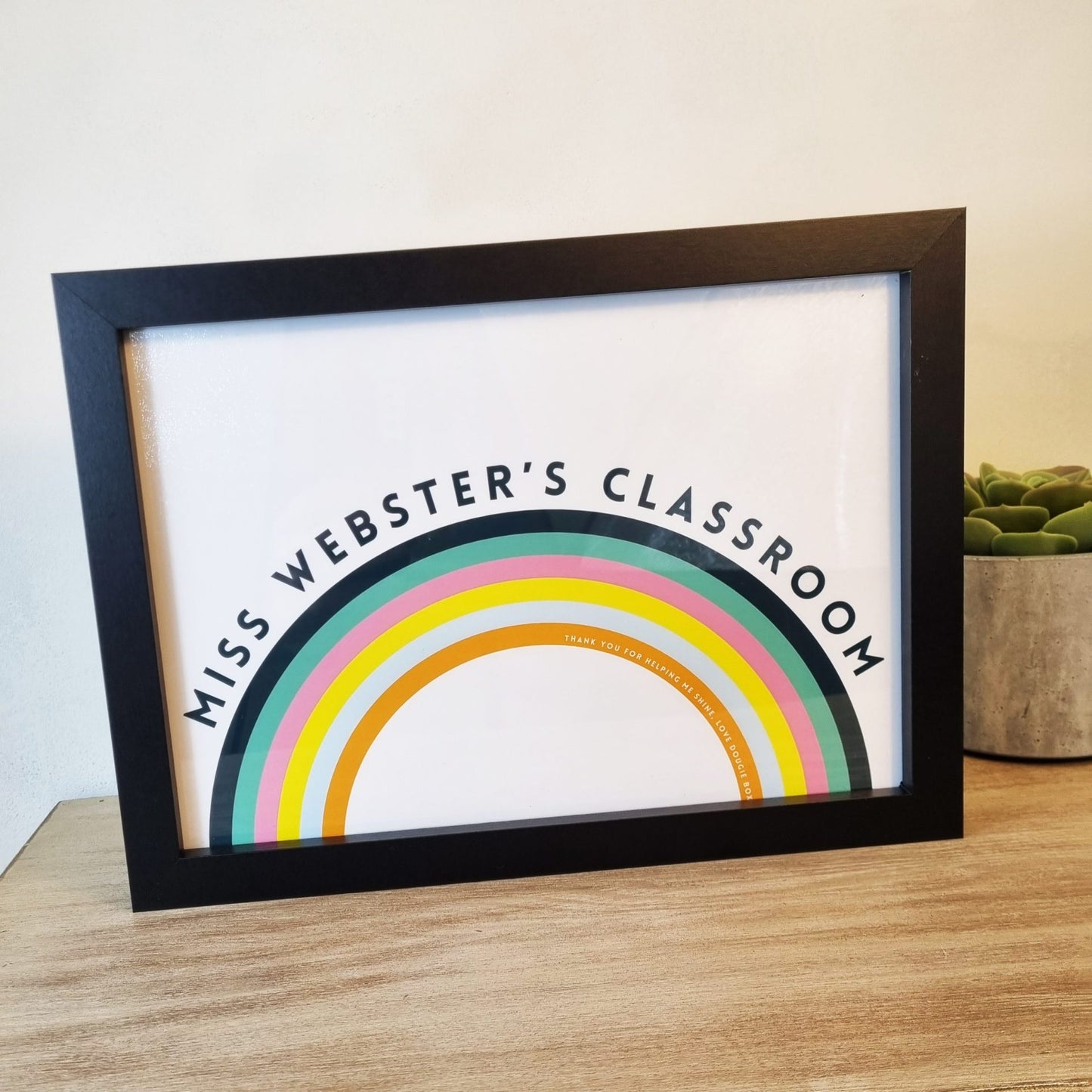 Rainbow Classroom Sign