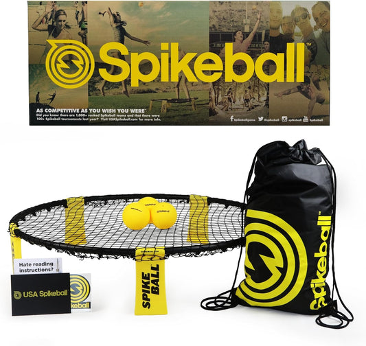 3 Ball Original Roundnet Game Set - Includes 3 Balls, Net and Bag