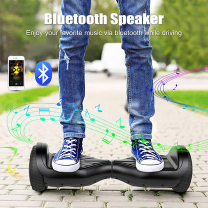 6.5" Hoverboard, A18 Model, Self Balancing Electric Scooter, Bluetooth Hoverboard for Kids and Adults