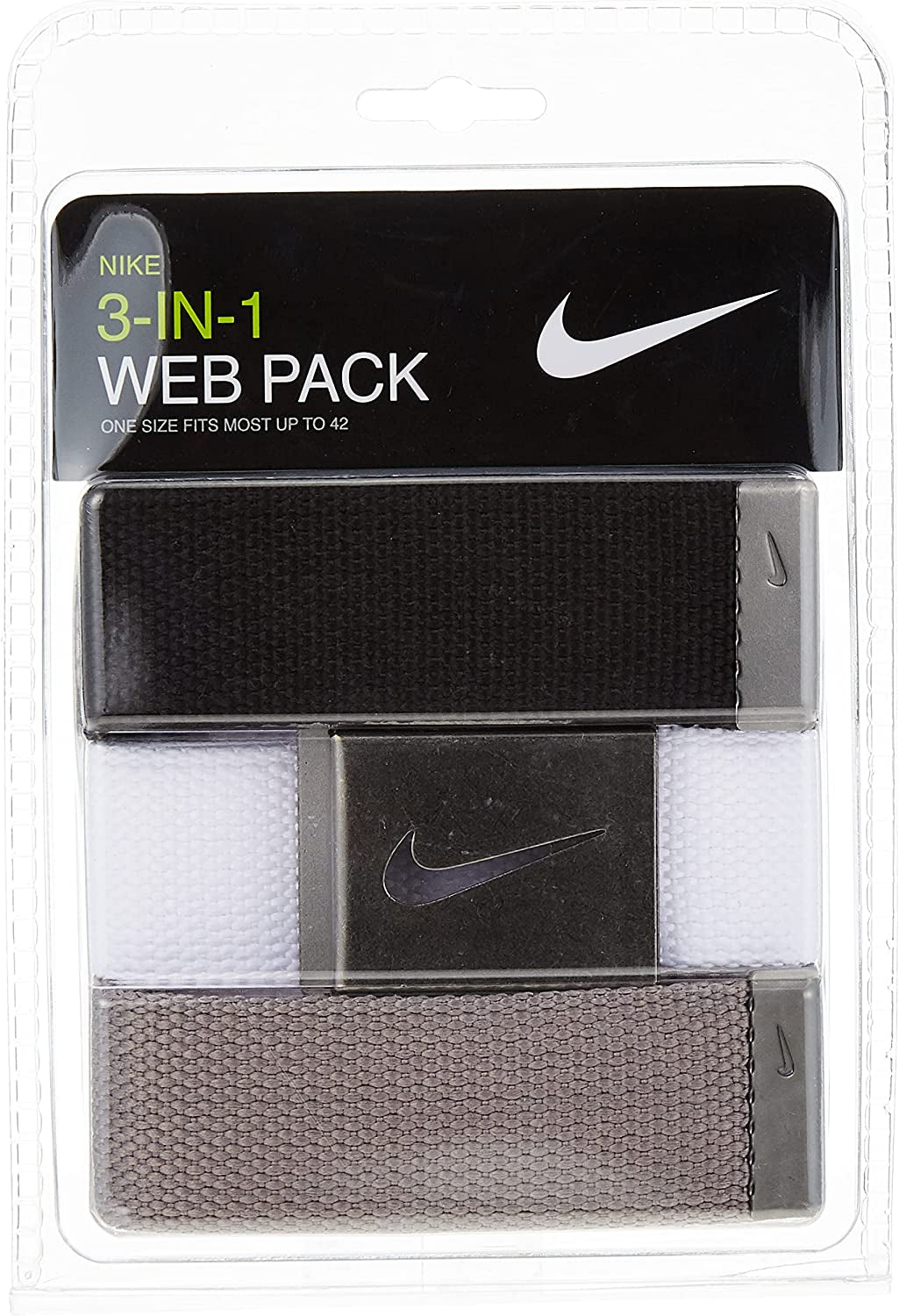 Men'S 3 Pack Web Belt