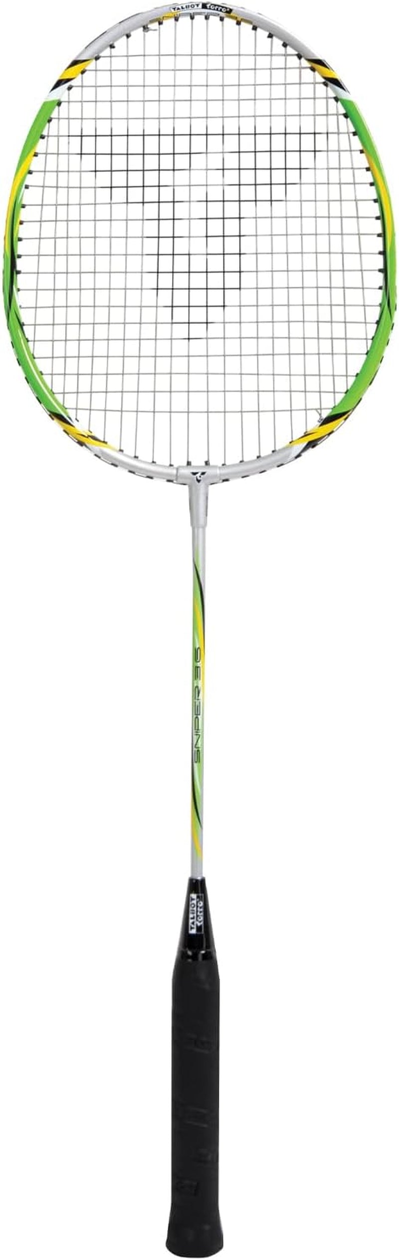 Badminton Racket Sniper 3.6,Colour: Silver-Green, 429802