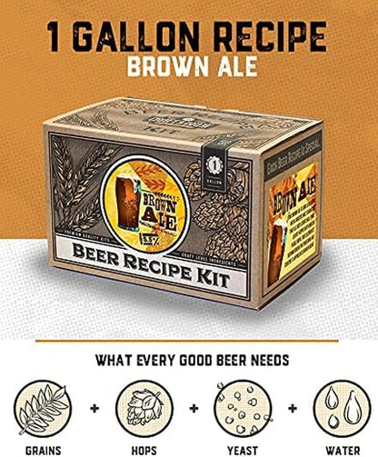 Brown Ale Refill Recipe Kit; 1 Gallon; Ingredients for Home Brewing Beer