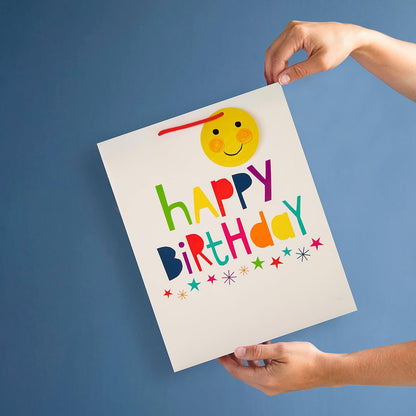 Large Gift Bag - Happy Birthday Design