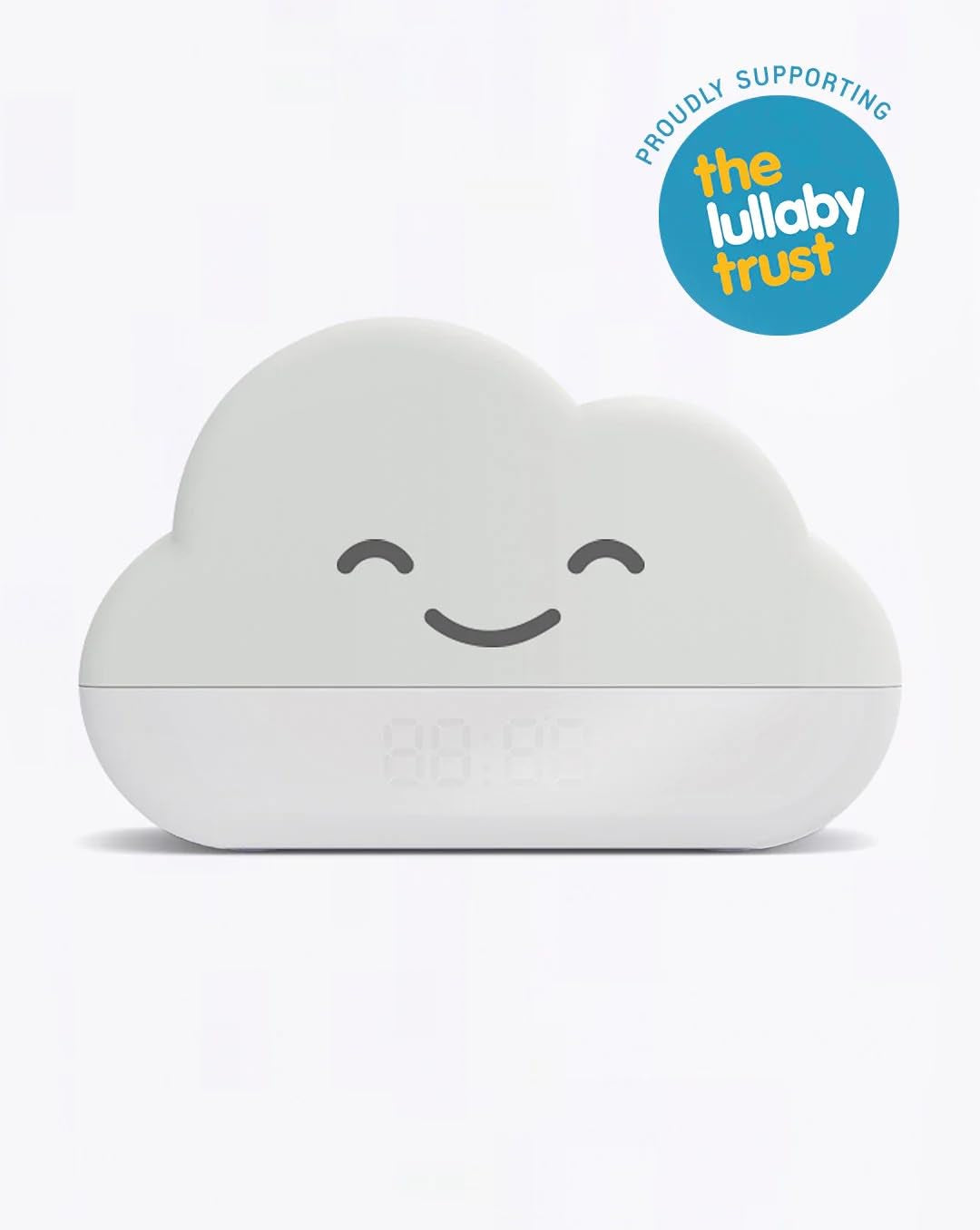 , Misty the Cloud 3 in 1 | Nursery Room Thermometer | Sleep Trainer Clock | Children’S Soothing Night Light | Suitable for Baby and Toddlers | Non App Version