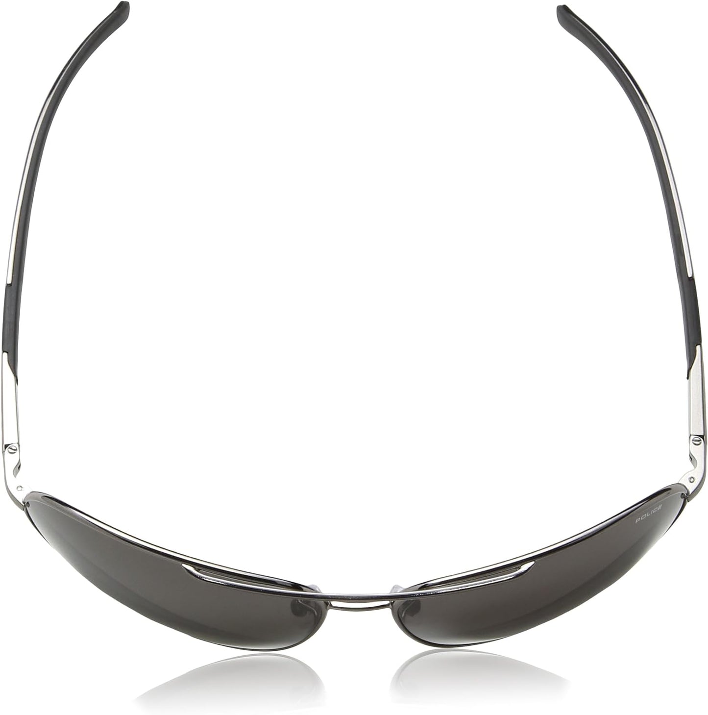 Police Men'S S8182 Sunglasses, Grey (Shiny Gunmetal), One Size