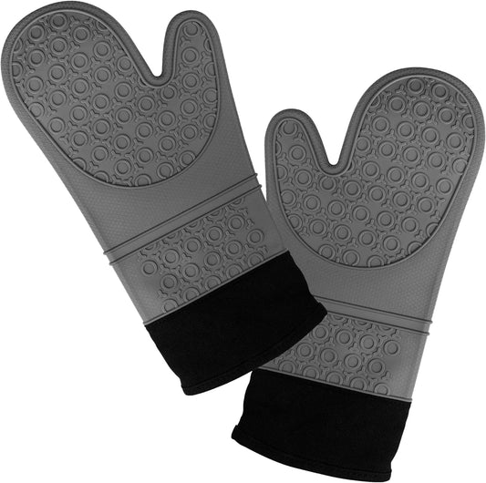 Grey Silicone Double Non-Slip Glove for  Breadmaker