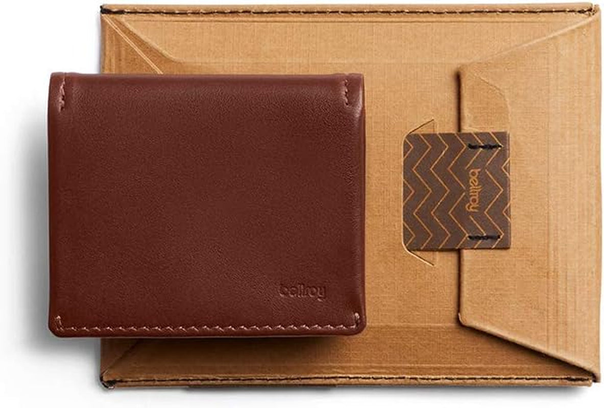 Slim Sleeve, Slim Leather Wallet (Max. 8 Cards and Bills)